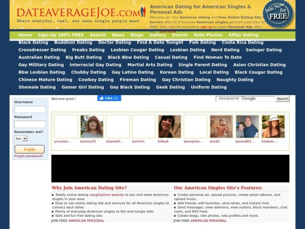 dateaveragejoe.com