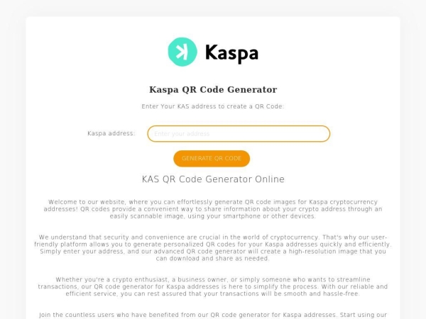kaspa-qr-code-generator.com